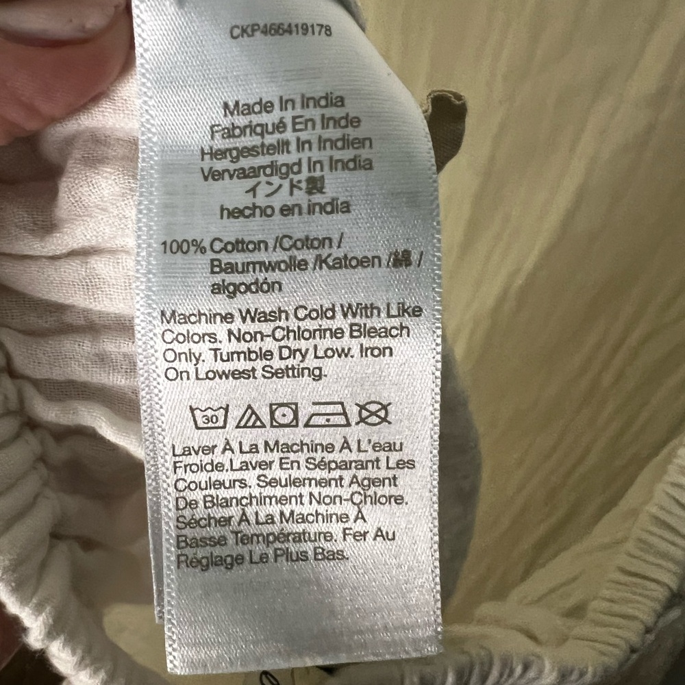 Madewell Cream Sleeveless V-Neck Jumpsuit - Picture 7 of 7